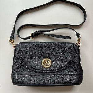Marc Jacobs Black Leather Crossbody Handbag